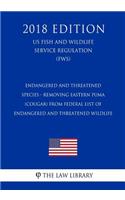 Endangered and Threatened Species - Removing Eastern Puma (Cougar) from Federal List of Endangered and Threatened Wildlife (US Fish and Wildlife Service Regulation) (FWS) (2018 Edition)