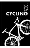 Cycling Notebook: Blank Lined Cycling Journal For Kids Cyclist and Coach - College Ruled 120 Pages