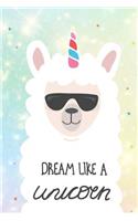 Dream Like a Unicorn: Diary Journal