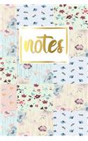 Notes: Floral Matte Cover Design Composition Notebook College Ruled Journal Daily and Planner for School Subjects, Writing Notes, Diaries, to Do List