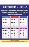 Math Books for Kindergarten (Kindergarten Subtraction/taking away Level 2)