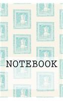 Notebook: Grot Window (Dark Green), Rydal Water, Lake District. Dotted (6 X 9): Dotted Paper Notebook