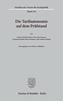 Die Tarifautonomie Auf Dem Prufstand