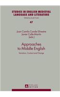 Approaches to Middle English