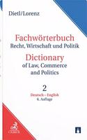 Worterbuch fur Recht, Wirtschaft und Politik Band 2 D/E