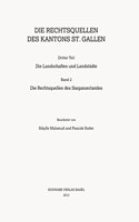 Die Rechtsquellen Des Kantons St. Gallen