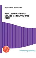 New Zealand General Service Medal 2002 (Iraq 2003)