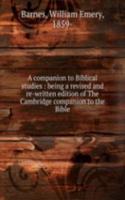 companion to Biblical studies