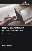 Moduli Di Apertura in Sezione Trasversale