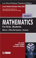 Mathematics for B.Sc. Students Semester II NEP 2020 Uttar Pradesh