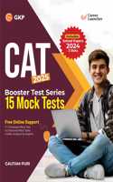 GKP CAT 2025 Booster Test Series | 15 Full-Length Mock Tests with Solutions, Free Online Support & Detailed Explanations | Solved CAT 2024 Slot-Wise Papers | GKP & Career Launcher