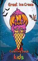 Great Ice Cream Coloring Book kids