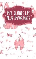 Mes clients les plus importants: Carnet à compléter pour l'enregistrement des conversations avec les (nouveaux) clients - Motif: Aimer les animaux