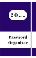 Password Organizer with tabs, logbook