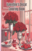 Valentine's Decor Coloring Book
