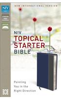 Topical Starter Bible-NIV: New International Version, Topical Starter, Slate Blue/Gray, Italian Duo-tone