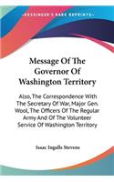 Message Of The Governor Of Washington Territory