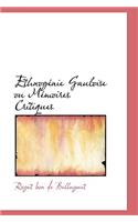 Ethnog Nie Gauloise Ou M Moires Critiques