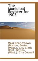 The Municipal Register for 1903