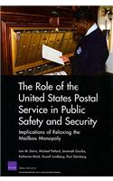 Role of the United States Postal Service in Public Safety and Security