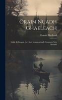 Orain Nuadh Ghaeleach