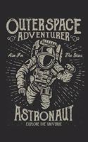 Outer Space Astronaut Notebook