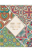 2 Year Monthly Planner 2020-2021