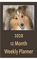 2020 12 Month Weekly Planner