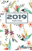 2019 Weekly Planner Floral Design