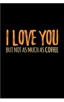 I Love You But Not As Much As Coffee