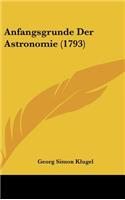 Anfangsgrunde Der Astronomie (1793)