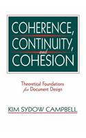 Coherence, Continuity, and Cohesion