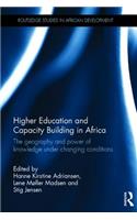 Higher Education and Capacity Building in Africa