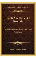 Rights and Duties of Neutrals