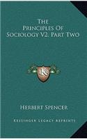 The Principles of Sociology V2, Part Two