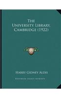 The University Library, Cambridge (1922)