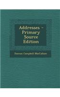 Addresses