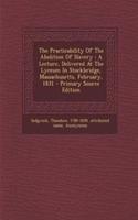 The Practicability of the Abolition of Slavery