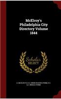 McElroy's Philadelphia City Directory Volume 1844