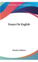 Essays On English