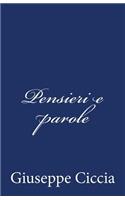 Pensieri e parole