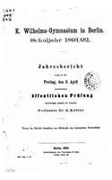 Jahresbericht über das Schuljahr Ostern