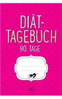 Diät-Tagebuch 90 Tage: Abnehmtagebuch zum Ausfüllen