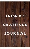 Antonio's Gratitude Journal: 2020 New Year Planner Goal Journal Gift for Antonio / Notebook / Diary / Unique Greeting Card Alternative
