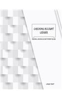 Checking Account Ledger - Large Print