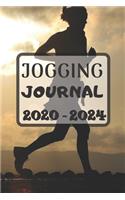 Jogging journal 2020-2024: Runner Book tracker 2020-2024 - 6 x 9 inches x 120 pages - Daily training log workout Running logbook Record Jogging