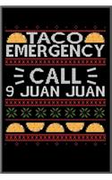 taco emergency cal 9 juan juan: Notebook Journal for Kids with more than 100 lined page - Composition Size (6*9)