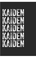 Name KAIDEN Journal Customized Gift For KAIDEN A beautiful personalized