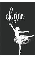 Dancing Ballerinas Ballet Notebook
