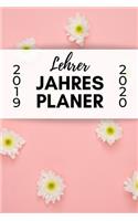 Lehrer Jahres Planer 2019 2020: A5 Lehrerplaner KARIERT Geschenkidee für Lehrer - Abschiedsgeschenk Grundschule - Klassengeschenk - Dankeschön - Geschenk-Buch zum Schulabschluss